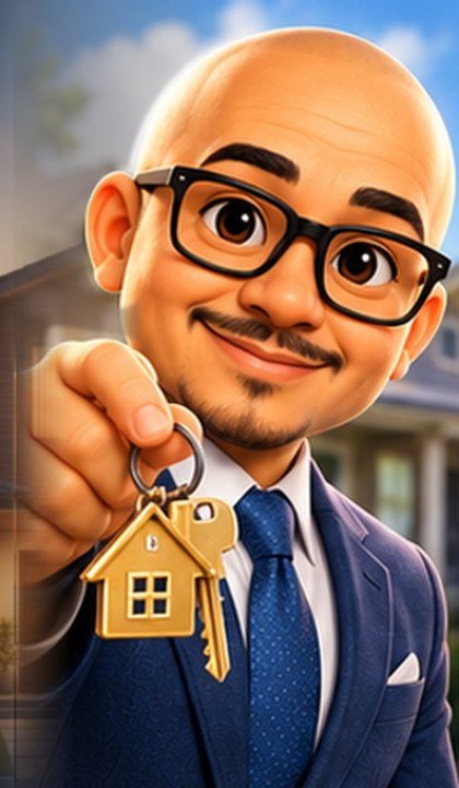 Larz Martin's avatar holding house keys
